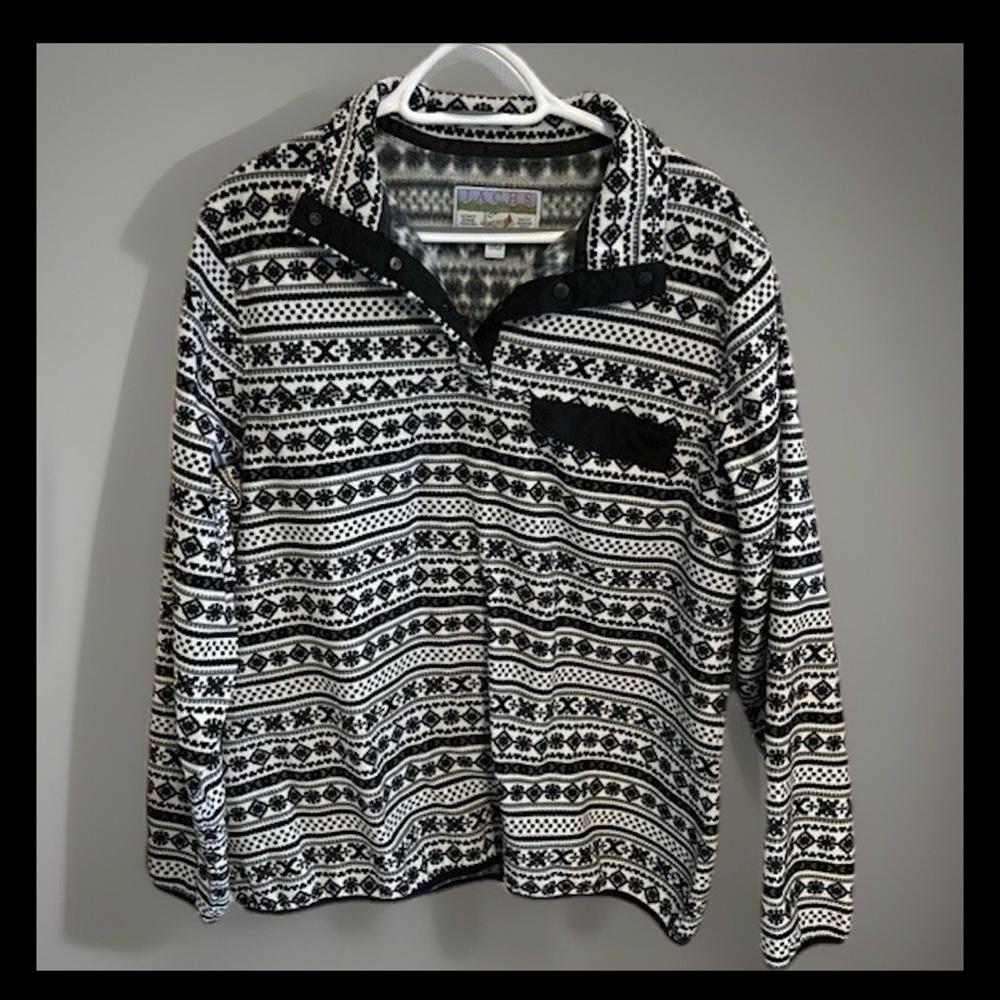 JACHS Cabin Authentic Outdoor Purveyors Collared Pullover Size XL